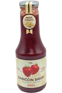 Babiččin sirup Jahoda 0,5l