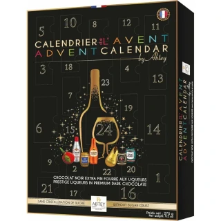 Abtey Adventní kalendář Prestige alkoholový 270g černý