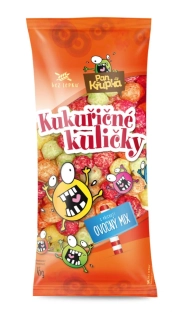 Kuličky kukuřičné s ovocnou příchutí 45 g