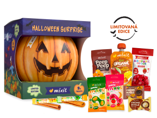 Halloweenská dýně plná dobrot