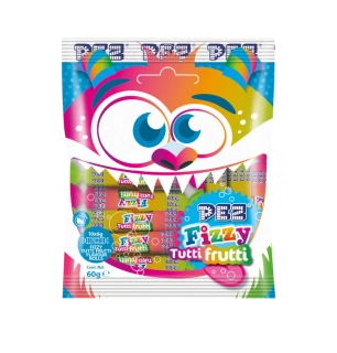 PEZ Fizzy monster Tutti Frutti 10x6g