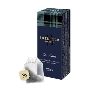 Sherlock Secrets Earl Grey 25 sáčků porcovaný čaj