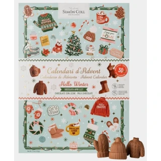 Čokoládový adventní kalendář Hello Winter 3D postavičky 216g