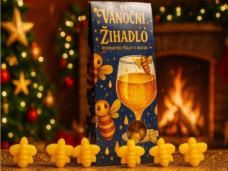 Vánoční Žihadlo rozpustné včelky s medem 50g