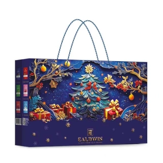 EALDWIN Gift bag Winter, porcované čaje v dárkové tašce 60 sáčků