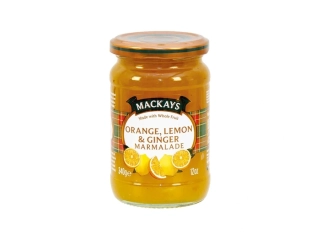 Mackays džem pomeranč, citrón a zázvor 340g