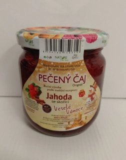 Vánoční Pečený čaj Jahoda se skořicí 430ml