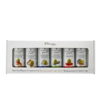 La Explanada Dárkový set Olivy v plechu 6x350g