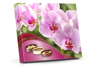 Orchidej Plněné čokoládové lodičky s ořechy 125g 