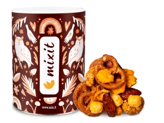 Mixit Crunchy mix Sýr, oříšky a preclíky s medem a chilli 230g AKCE