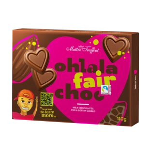 Maitre Truffout Heart čokoládové srdíčka 110g DOPRODEJ