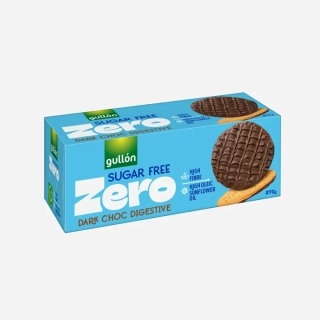 Gullón Dark Choc digestive biscuits oplatky bez cukru s čokoládou 270G