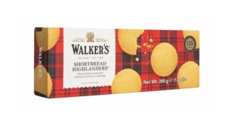 Walkers máslové sušenky 135g v krabičce