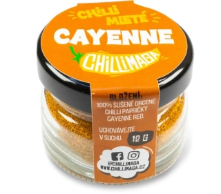 ChilliMaga Chilli Cayenne pepper (Kajenský pepř) mletý 12g