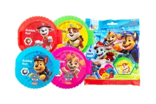 Paw Patrol Bubble Roll 4 pack 64g
