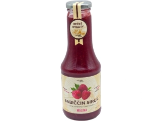 Babiččin sirup Malina 0,5l