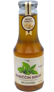 Babiččin sirup Máta peprná 0,5l