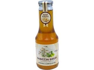Babiččin sirup Heřmánek a Ginkgo Biloba 0,5l