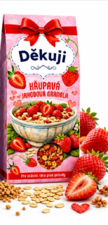 Děkuji Křupavá jahodová granola 40g