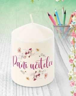 Svíčka Paní učitelce 8cm