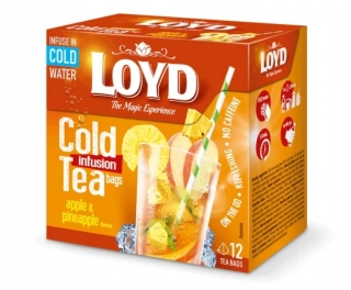 Loyd Ice Tea s příchutí jablka a ananasu 12x2,5g