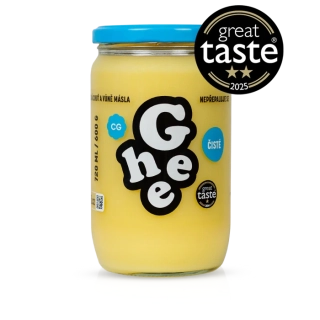 Ghee přepuštěné máslo 590g čisté