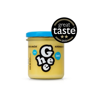 Ghee přepuštěné máslo 270g čisté