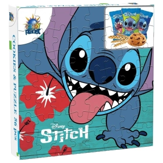 Stitch Puzzle s čokoládovýma cookies 50g