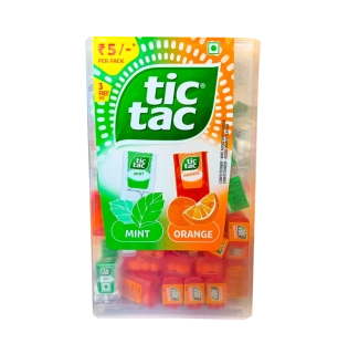 Tic Tac Mix Mint Orange 255g 75 mini boxů