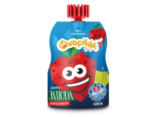 Ovocňák Jahodové pyré 120g