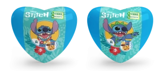 Stitch srdíčko s překvapením se sušenkou 11g