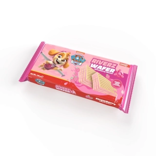 Tlapková Patrola jahodové oplatky Riverz 100g