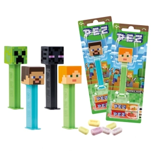 PEZ Minecraft dávkovač