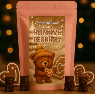 Čajoví medvídci s příchutí rumových perníčků 50g