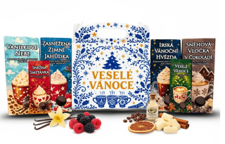 Vánoční dárkový box instantní kávy 6x40g