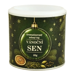 Zelený čaj Vánoční sen v dóze 40g