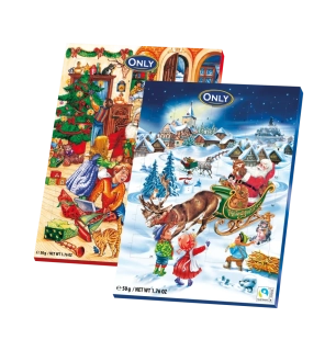 Only čokoládový adventní kalendář 50g