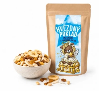 Andělská nadílka Hvězdný poklad oříšky a ovoce 75g