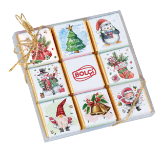 Bolci vánoční čokoládky dlaždice 144g