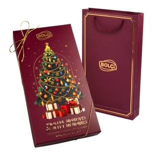 Bolci Joyful Moment Vánoční bonboniéra s dárkovou taškou 160g