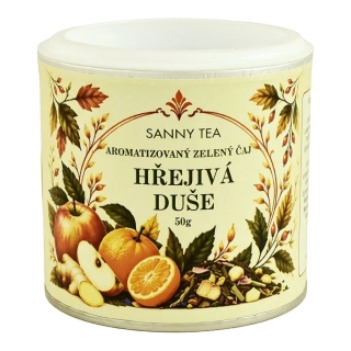 Zelený čaj Hřejivá duše v dóze 50g