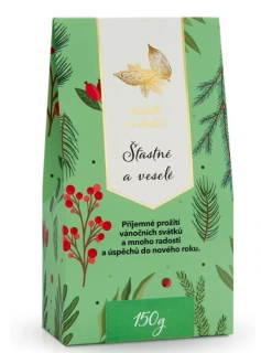 Mandle v mléčné čokoládě se skořicí Šťastně a Veselé 150g
