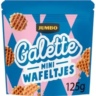 Jumbo Galette mini pšeničné sušenkové vafle 125 g