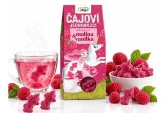 Čajoví jednorožci Malina, vanilka 50g