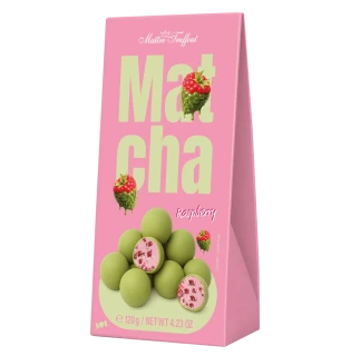 Maître Truffout kuličky s matchou a jahodovou náplní 120 g 