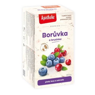 Apotheke Borůvka a brusinka čaj 20x2g